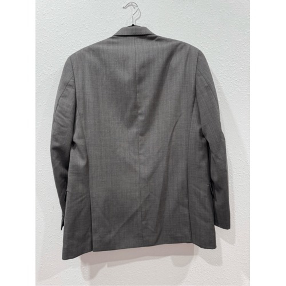 Kenneth Cole New York Mens Gray 100% Wool Two Button Blazer Sport Coat 40R ML558 - Picture 8 of 9